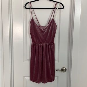 Forever 21 plus size velvet skater dress